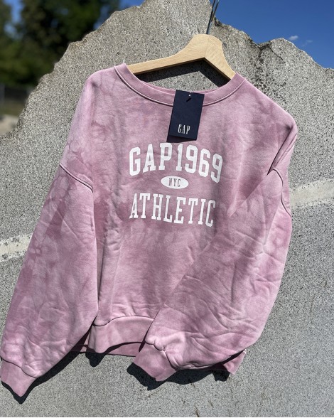 Tepláková souprava dámská Gap TIE DYE fialková